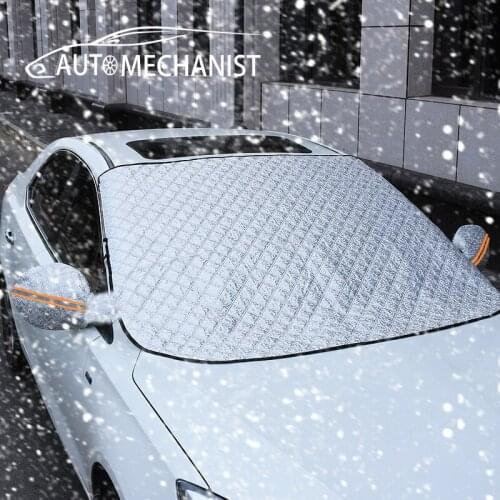 Portable Car Windshield Snow Cover Sunshade For Car Sun Visor Front Window Sun Snow Protection Auto Outdoor Covers Accessories
