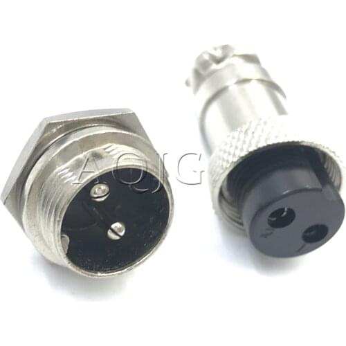 1set 5/8" GX16-2/3/4/5/6/7/8/9/10 Pin Male Female 16mm Wire M16 GX16 Circular Aviation Connector Socket Plug Metal