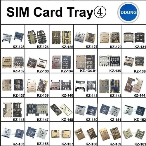 KZ123-139 For Most Brand Sim Card Tray Socket Connector Plug Repair Part Universal Common Used