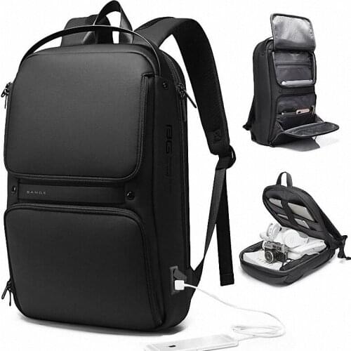 New Mens Waterproof Business Backpack Fashion Multifunction USB Charging Men 14 inch Laptop Backpacks For Men Casual Book Bag