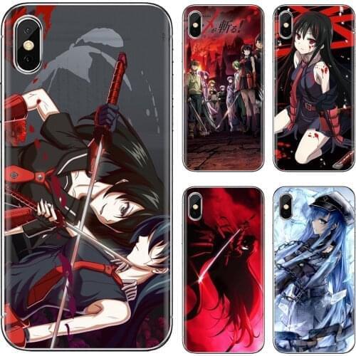 Akame Ga Kill Anime zerochan Manga Soft TPU Case For iPhone iPod Touch 11 12 Pro 4 4S 5 5S SE 5C 6 6S 7 8 X XR XS Plus Max 2020