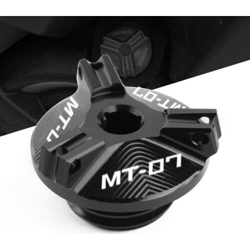 For Yamaha MT07 MT-07 FZ07 MT 07 2014-2020 Motorcycle CNC Aluminum Oil Filler Cap Cover M20*3.0