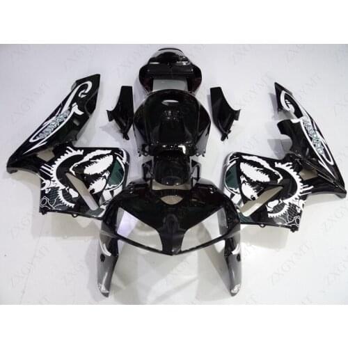 Motorcycle Fairing CBR 600 RR 2005 - 2006 Black Grafitty Fairings CBR600 RR 06 Fairing Kits CBR 600 RR 2005