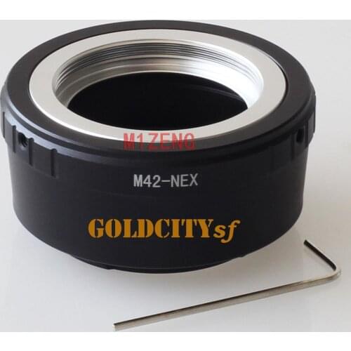 42mm M42 lens to E mount NEX camera adapter ring for sony NEX-3/C3/5/5N/6/7/5T A7 A7 I A7r A5100 A7s A3000 A5000 A6000
