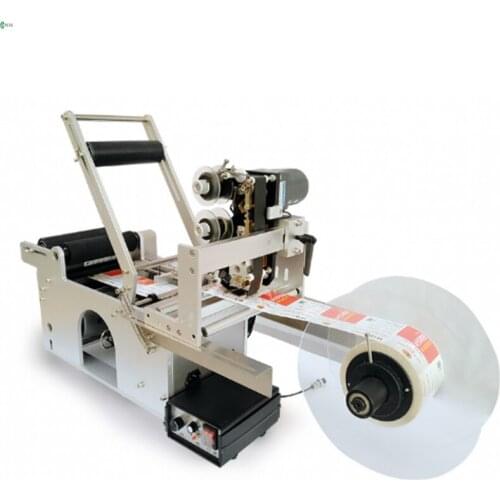 Semi-automatic manual wine round bottle labeling machine coding machine marking production date plastic bottle automatic small l