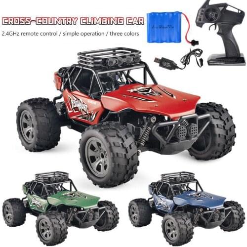 1:18 Rc Car 4wd 2.4g Radio Remote Control Car Toys For Kids High-speed Climbing Cross-country Truck Model Vehicle Children Toy