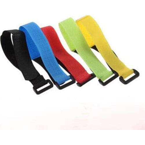 Magic Sticker Strap Nylon fixing Lipo Battery Ribbon Fastener Reusable Cable Tie Wrap for 250 450 500 550 Quadcopter 10Pcs/ lot