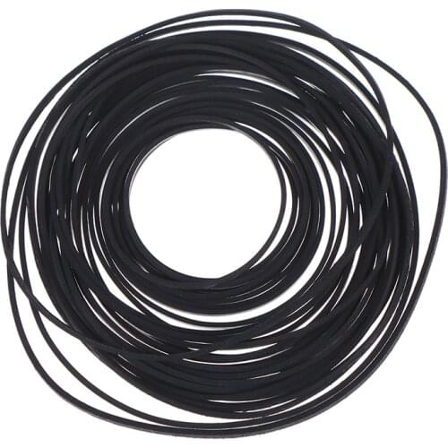 1pack 1*1mm Mix Cassette Tape Replacement Rubber CD DVD Cassette Tape Recorder Turntable Strap Belt For CD-ROM Video Machines