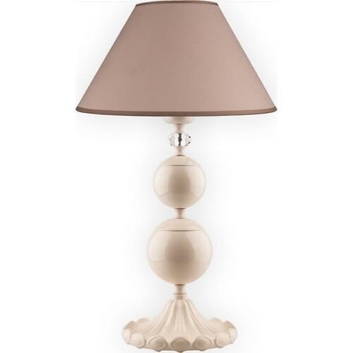 Lori Bruno Series Milky Coffee Cloth Headdress Cream Baroque Feet Lampshade