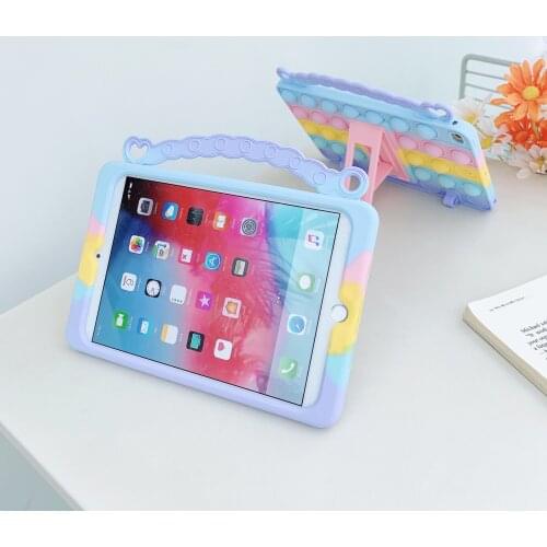 Relive Stress Fidget Toys Push It Bubble Silicone Case for Ipad 7th 8th 10.2 Case for iPad 10.2 inch 2019 2020 Case A2197/A2198