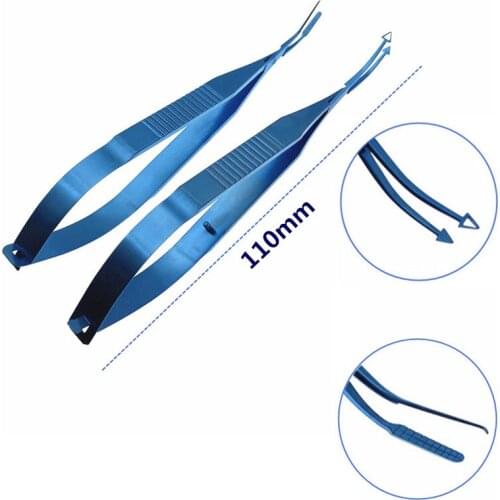 Titanium Nucleus Bisector Trisector/Vectis Forceps Ophthalmic Tweezers 1/2 1/4 Ophthalmic Instrument Pet surgical instruments