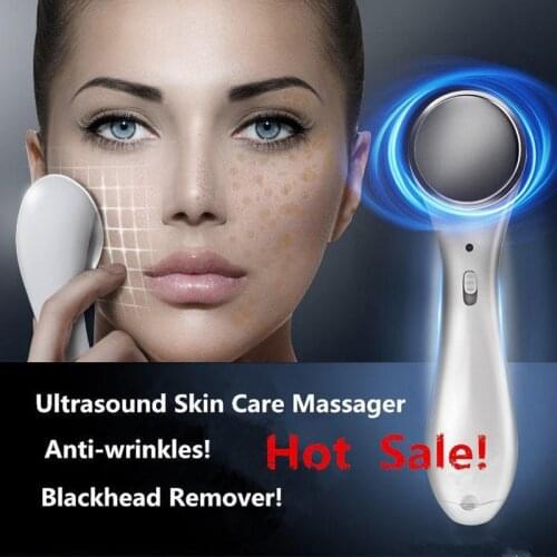Ultrasound Woman Anti-wrinkle Whiten Ionic Face Lift Facial Beauty Device Cleaner Wrinkle Removal Skin Lift Massager Skin Care