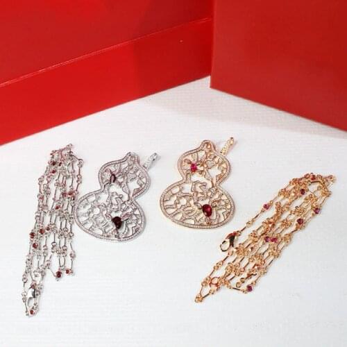 2021 autumn/winter new sweater chain fashion Chinese style stars with the same atmospheric long lady necklace