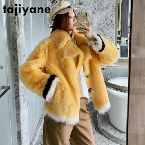 Fur Real Natural Coat Autumn Winter Sheepskin Coat Female Wool Genuine Leather Jacket Women Clothes 2021 Double-faced Tops T4129
