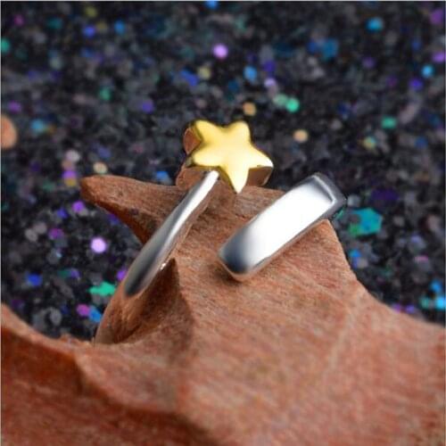 Sleeping Moon Star Ring Open Wrap Ringen For Women Alloy Zinc Metal Maxi Wedding Accessaries Luxury Gift
