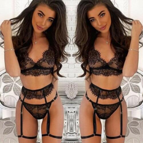 Womens Sissy/Sexy Lingerie Lace Babydoll Sleepwear+G-string Nightwear Underwear