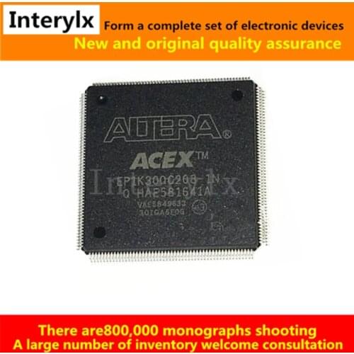 1Pcs EP1K30QC208-1N EP1K30QC208-3N LQFP-208 Embedded FPGA Programmable Processor Chip IC
