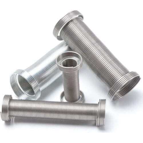 1pcs Over-wire Spring Access Guard Tube Yellow Galvanized KB12 Wire Door Frame Passing through 80 Long Wire Tubes