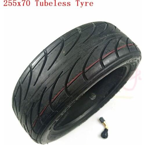 255x70 Electric Scooter Vacuum Tire Folding Mini Leisure Car 10 Inch Electric scooter balancing car Tubeless Tyre 255*70