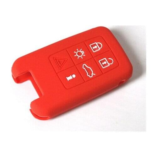 50pcs Silicone Car Key Cover Case Shell Holder Fit For Volvo V40 S80 XC60 S60L V60 Auto Accessories Free Shipping