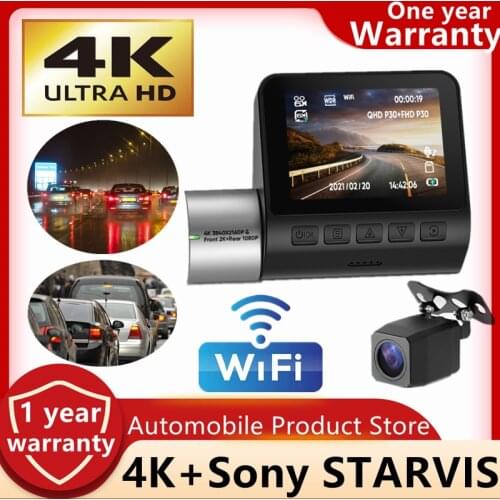 Upgrade dash cam dvr 4k wifi car dvr 360 camera for cars Built in Sony STARVIS Image sensor IR Indoor and outdoor Video Recorder