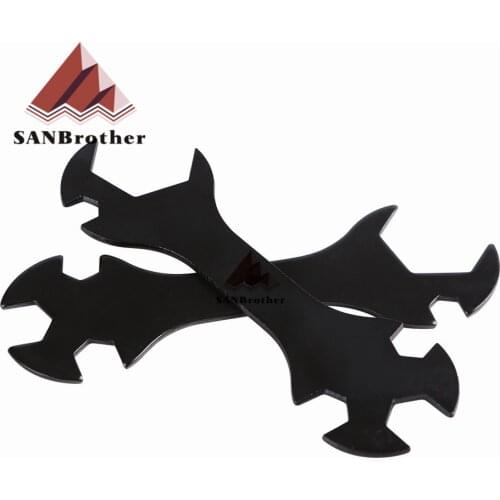 3D Printer Parts Tool 5 IN 1 Wrench Stay 5.7mm to 20.2mm Steel Spanner Multifunction Wrench Flat Spanner For E3D MK8 MK10 Nozzle
