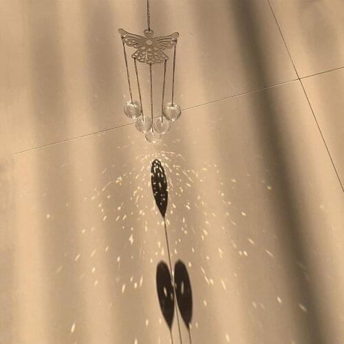 Crystal Chandelier Rainbow Maker Car Rearview Mirror Ornament