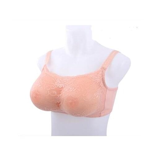 A B C D E CUP Artificial Silicone Fake Breast Form Crossdress Silicone Breast Forms Transvestism Dressed As Woman with Bra