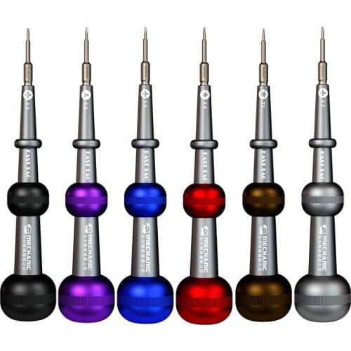 Mechanic Oriental Pearl 3D Screwdriver Set Magnesium Silicon Alloy Bolt Driver for Mobile Phone Main Board Dismantling Repair