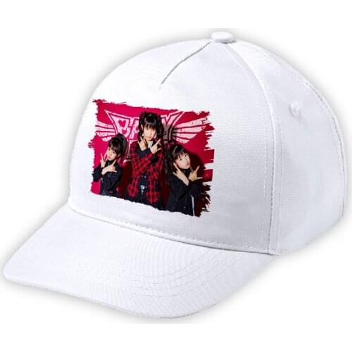 MERCHANDMANIA white cap boy JOPO KPOP BABY METAL soft singers small polyester sports sport field picnic fishing