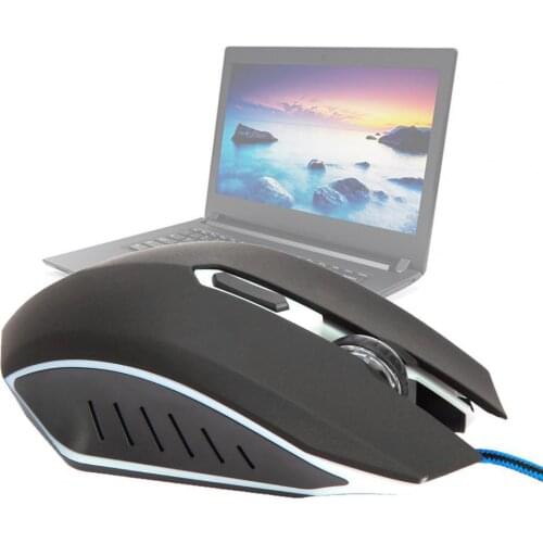 5150 Universal RGB Luminous Wired Mouse Compact Ergonomic USB Gaming Optical Mouse for PC Computer Laptop
