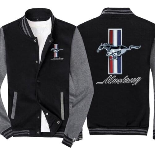 NEW Baseball uniform Spring Autumn Sweatshirt for Mustand Men Slim Fit Jacket Men Hip Hop Harajuku Unisex Baseball Jacket