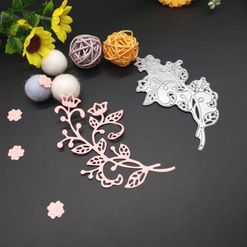 New Metal Cutting Dies Hollow Flower New Stencils For DIY Scrapbooking Paper Cards Craft Making Craft Decoration 8.8*8.7mm