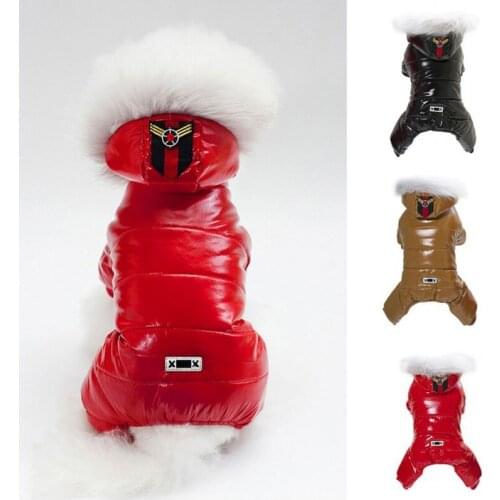 Dogs Clothes Winter Warm Pet Dog Four Legs Waterproof Jacket Labrador Puppy Dog Windproof Coat Pet Clothing Pet Outfits