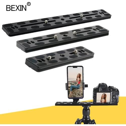 PU Quick release plate tripod plate camera stand mount plate dslr long adapter for arca swiss clamp camera with 1/4 screw