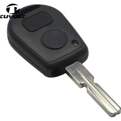 Blank Remote Key Shell 2 Buttons For BMW Z3 Z4 X3 X5 M4 M5 E36 E38 E39 540i 740i 750i Keyless Entry Fob Case 4 Track