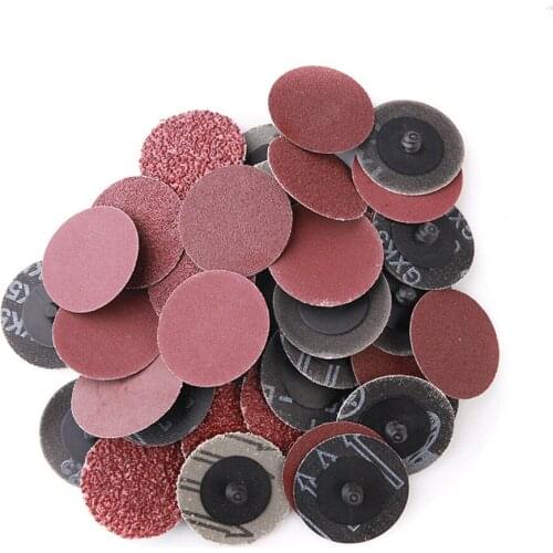 40pcs/pack 2 inches 50mm Sand Disc P24-P240 Sanding Grit Polishing and Duburring Tools