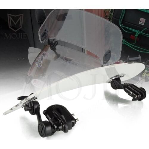 Motorcycle Windshield Extension Spoiler Windscreen Air Deflector For MOTO GUZZI MGX21 NORGE 1200/GT8V STELVIO V7 Classic Racer