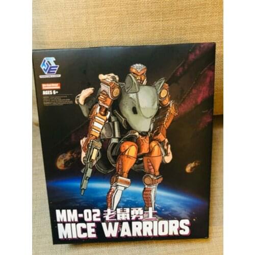 In Stock New TE Transformation MM-02 MM002 Rattrap MICE Warrior Beast War BW Mouse Deformation Mini Action Figure Robot Toys