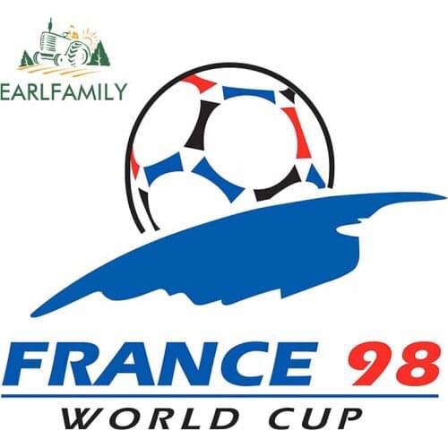 EARLFAMILY 13cm For Soccer World Cup Car Stickers Cartoon Graphics Decal Vinyl Waterproof Car Styling Motorcycle Trunk Sticker