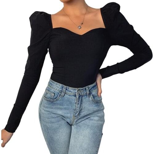 Ladies Sexy Casual Knitted Tops Knitwear Women Long Sleeve V Neck Slim Fit Solid Fashion Elegant Basic T-Shirts