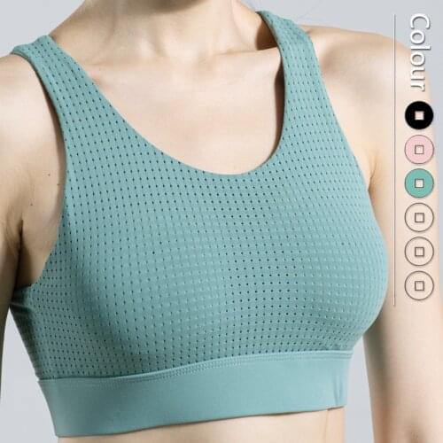 S-4XL Plus Size Latex Chest Pad Integrated Adjustment Yoga Bra Womens Beautiful Back Wearing Sports Bra