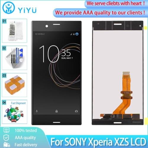 5.2" Original LCD Digitizer For Sony Xperia XZS G8232 G8231 Display Touch Screen Assembly Replacement Display For Sony XZs LCD