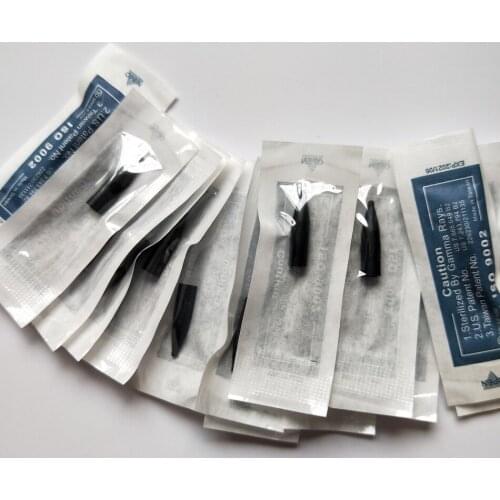 100pcs 3RL High Quality Plastic Tattoo Tips Disposable Permanent Makeup Needles Caps For Biotouch Mosaic/Merlin Tattoo Machine