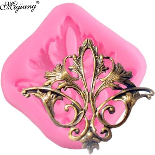 3D Victorian Scroll Relief Silicone Mold Cake Border Fondant Cake Decorating Tools Chocolate Candy Gumpaste Cupcake Baking Mould