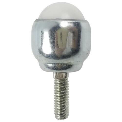 4PCS/LOT CY-25D Steel Bolt Robot Ball Caster CY25D M8 Bolt Nylon Ball transfer Unit Toy Steel Roller Wheels