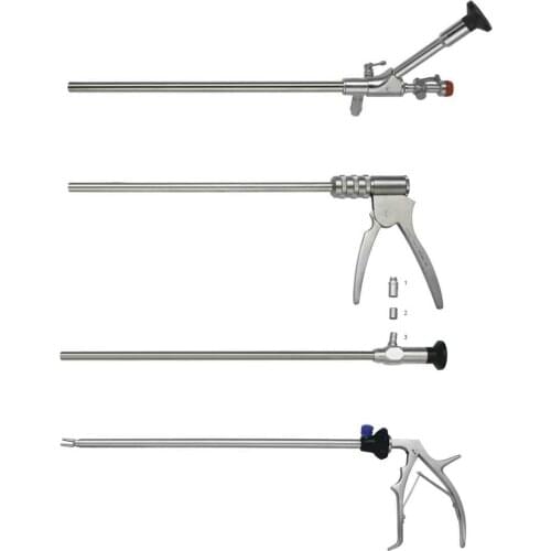 5mm laparoscopic three/two partition handle for Autoclavable laparoscopic instruments
