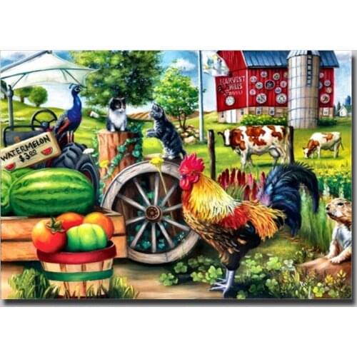 Animal world,cat,3D Round Diamond Painting Square Cross Stitch Mosaic Diamond Embroidery Home Decoration Not folding canvas