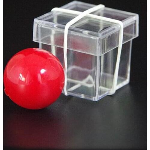 Bandit Ball Penetrate Thru Transparent Box Magic Tricks Magician Close Up Street Illusion Gimmick Props Mentalism Comedy Magia