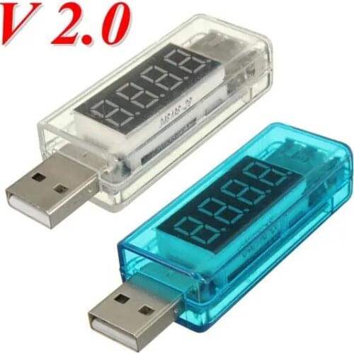 DC 3-7.5V 0-5A V2.0 USB Voltage Current Meter Detector Charger